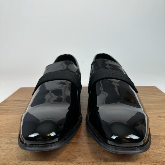 New Mens Joseph‎ Abboud Soiree Formal Slip On Black Shoes Dress Shoes Size 15 D main image 2